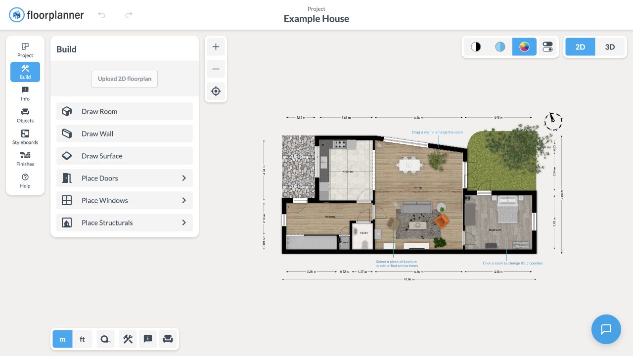 Floorplanner interface reference